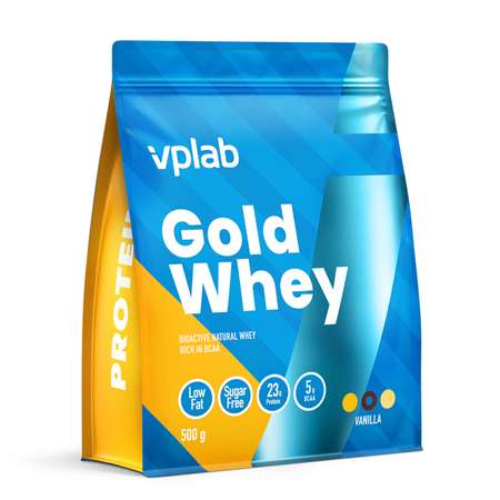 Биологически активная добавка VPLAB Gold Whey ваниль 500г