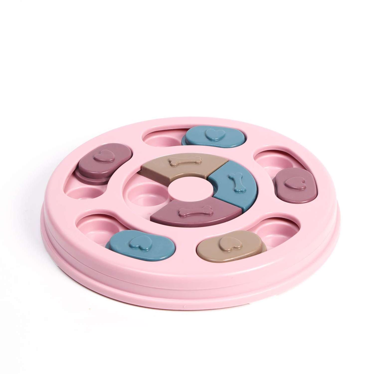 Игрушка для лакомств Пижон интеллектуальная 14 х 3 см розовая - фото 2