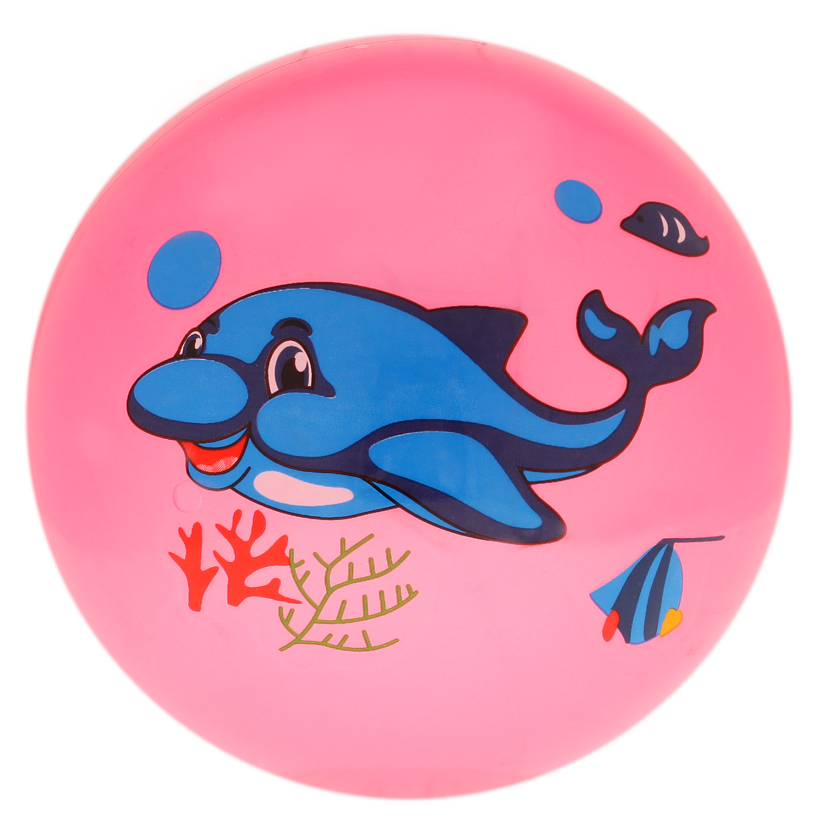 Мяч Zabiaka детский «Дельфинчики». d=25 см. 60 г. цвет розовый. принт - фото 8