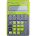 Калькулятор Berlingo настольный Hyper двойное питание 171*108*12 зеленый