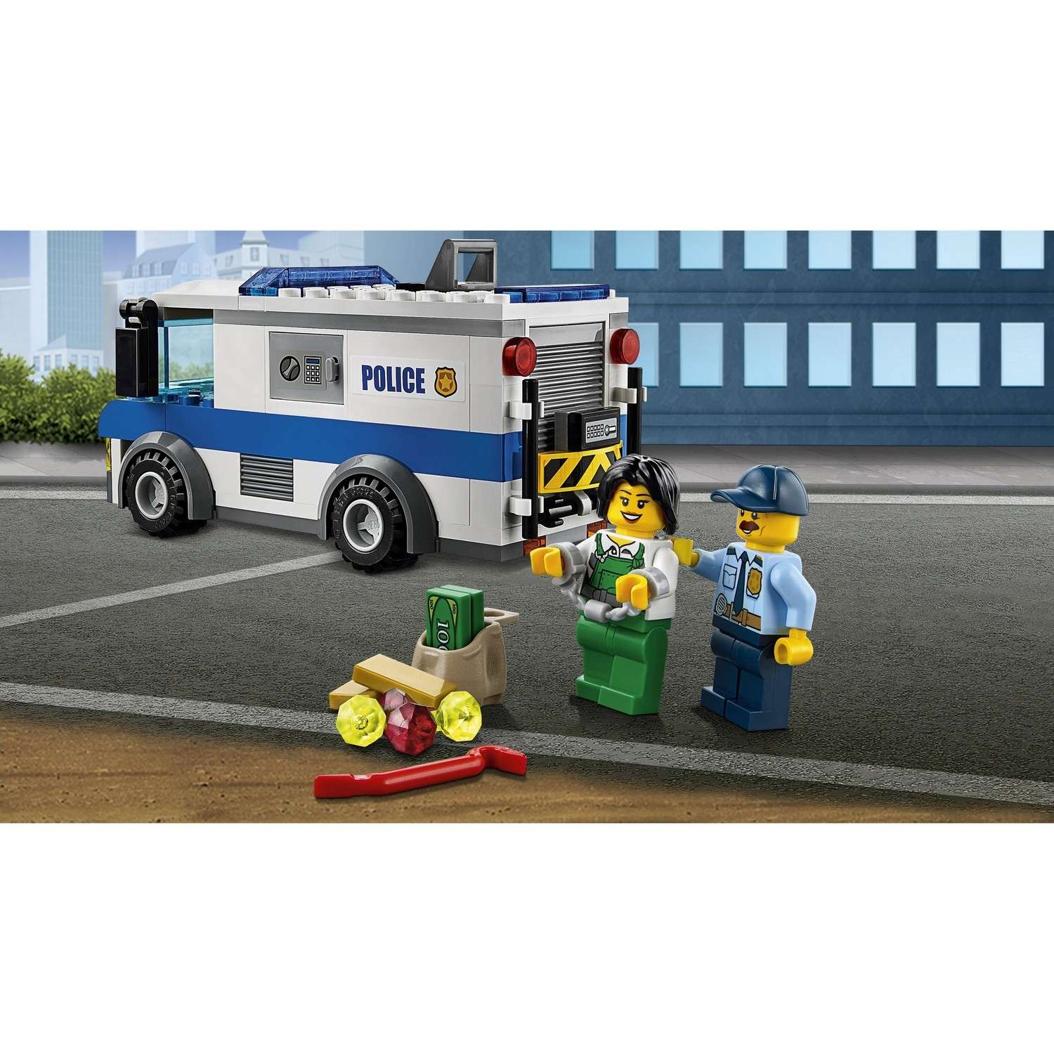 Конструктор LEGO City Police Инкассаторская машина (60142) - фото 10