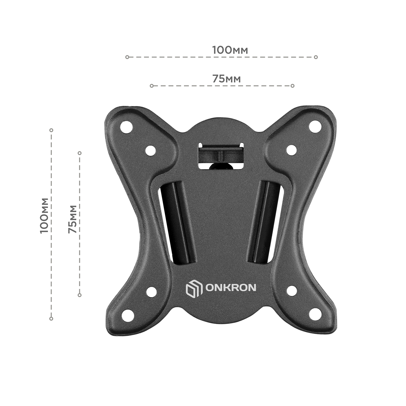 Кронштейн настенный ONKRON R4 для телевизора 10-32 наклонно-поворотный черный - фото 3