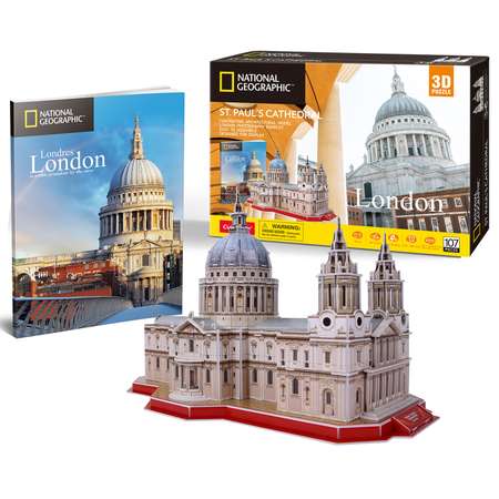 Пазл CubicFun National Geographic Собор Святого Павла 3D 107деталей DS0991h