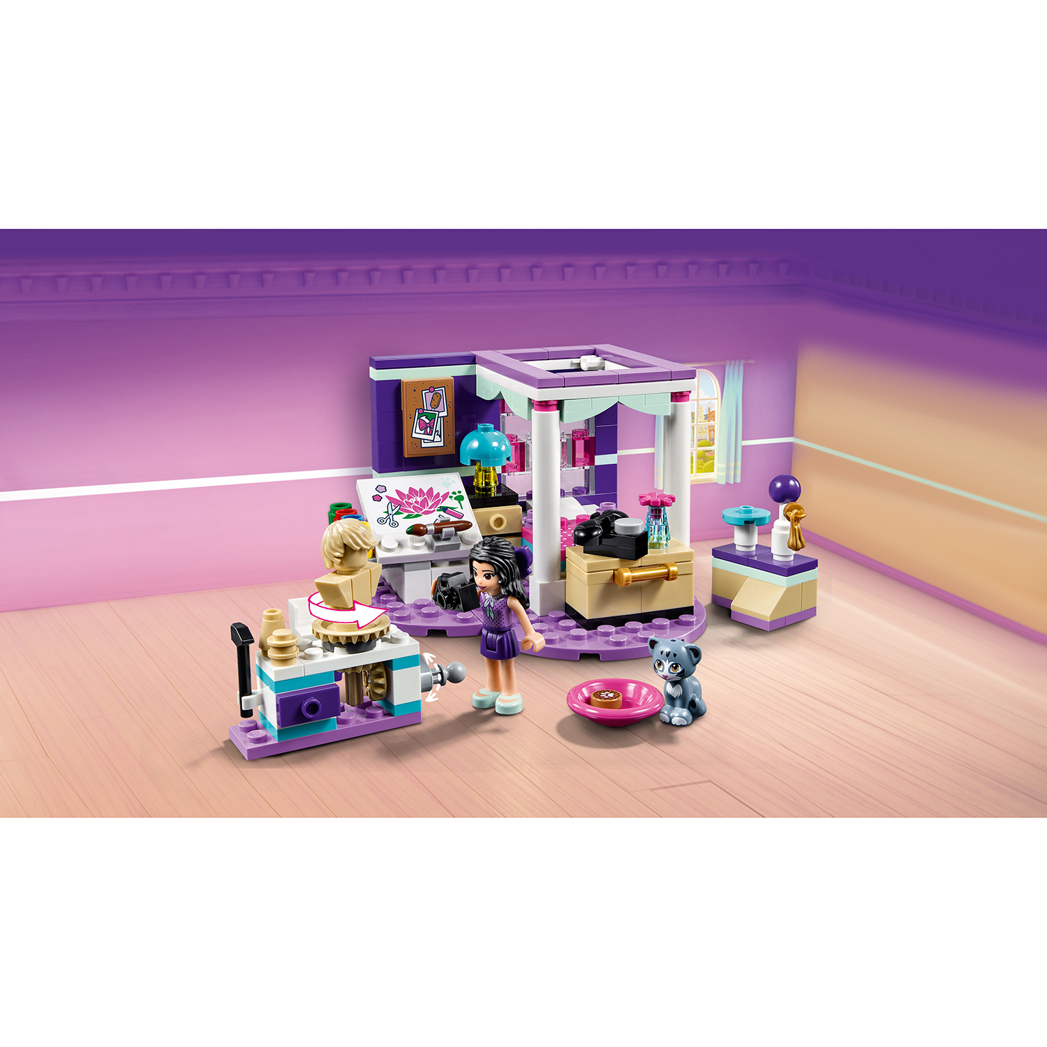 Конструктор LEGO Friends Комната Эммы 41342 - фото 6