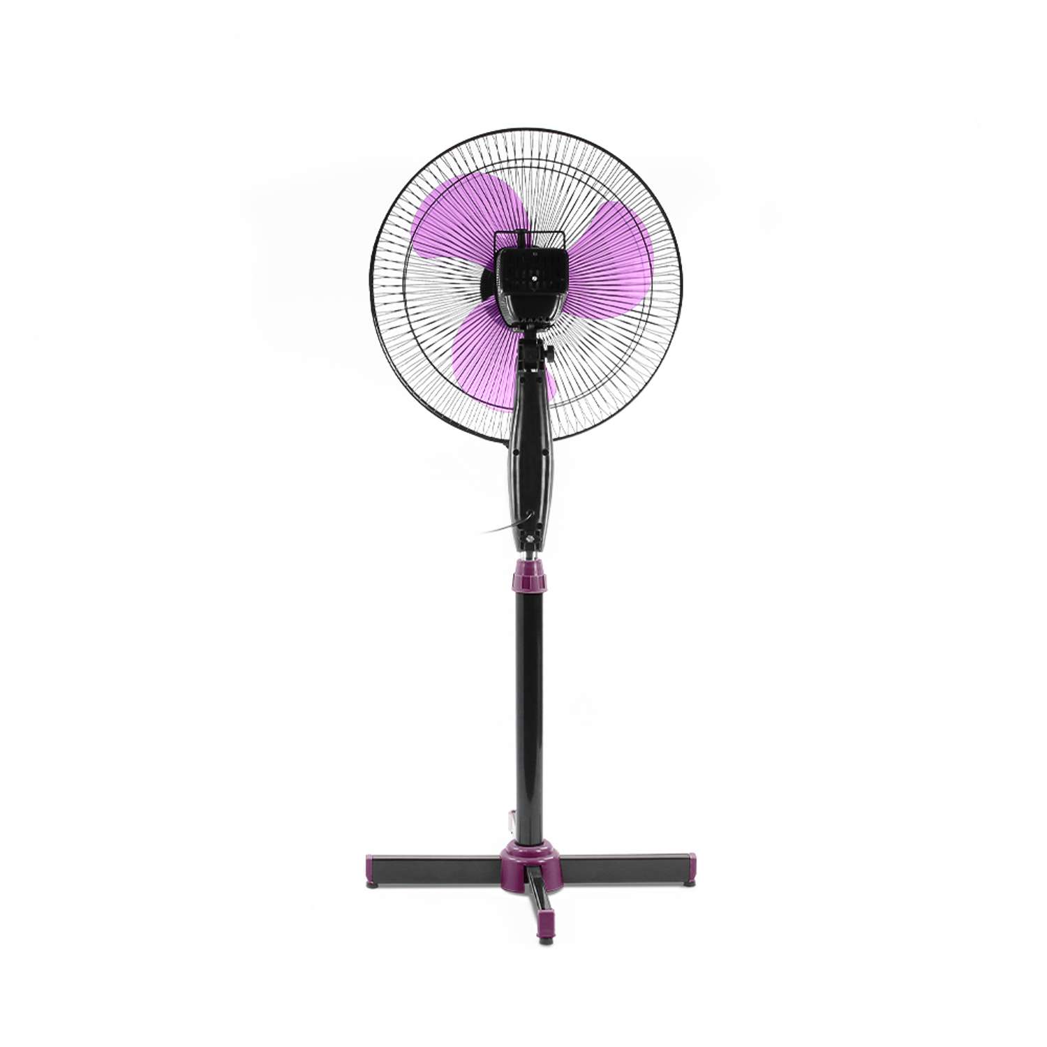 Вентилятор напольный HOME ELEMENT HE-FN1204 черный фиолетовый - фото 12