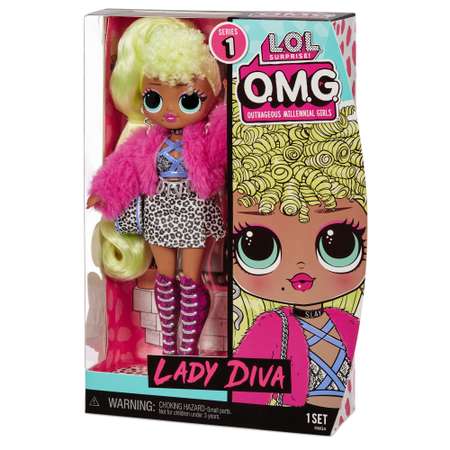 Кукла L.O.L. Surprise OMG HoS S1 Lady Diva 580539EUC