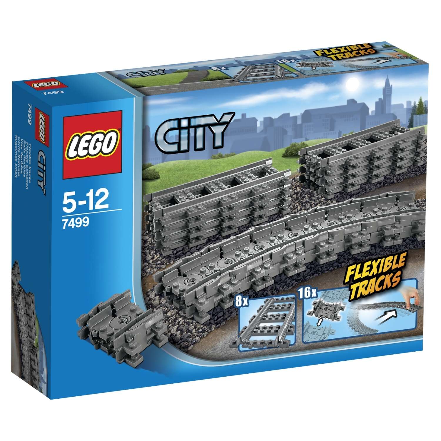 Конструктор LEGO City Trains Гибкие пути (7499) - фото 2