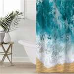 Штора для ванны Этель «Waves»145 х 180 см полиэстер