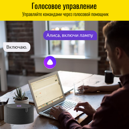 Умная WiFi розетка Smart Aura SA-PL20