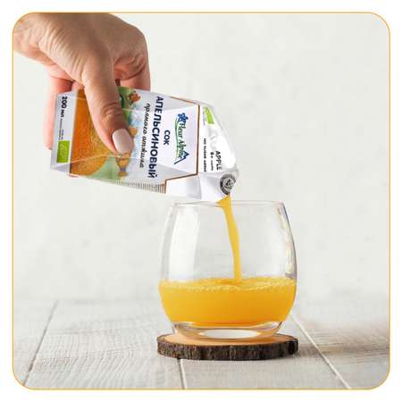 Сок Fleur Alpine апельсиновый прямого отжима 200г с 8 месяцев
