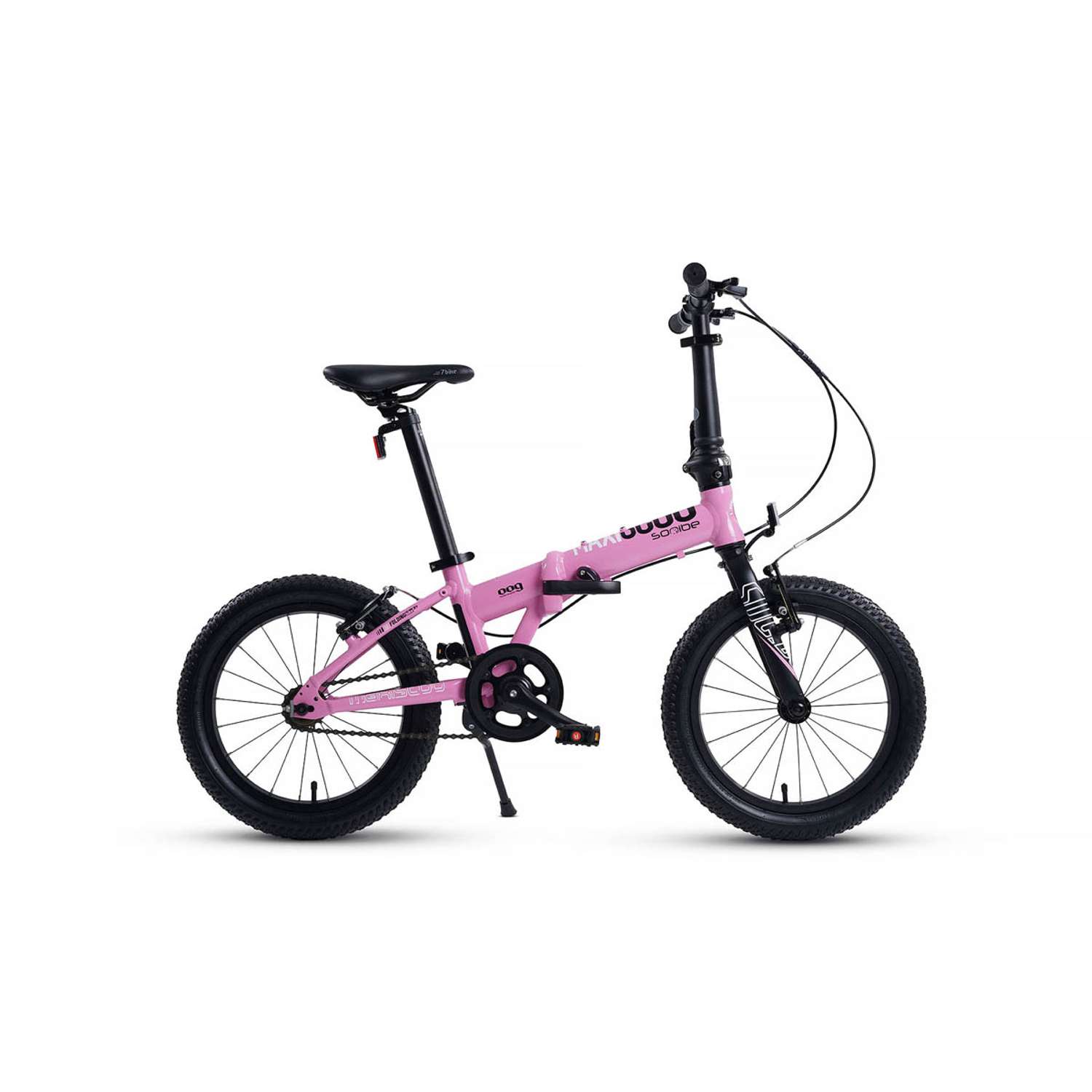 Велосипед Детский Складной Maxiscoo S009 16 розовый - фото 1