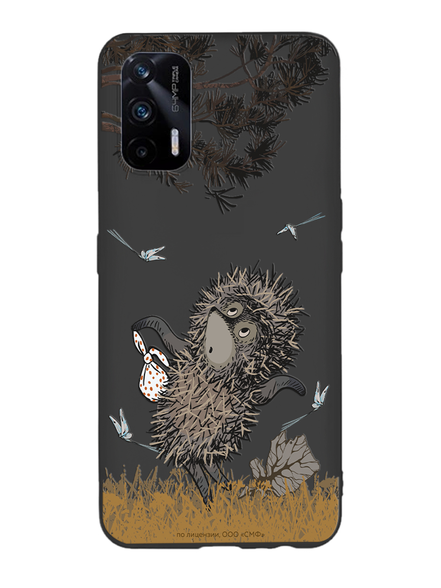 Силиконовый чехол Mcover для смартфона Realme GT 5G Союзмультфильм Ежик в тумане и поход - фото 1