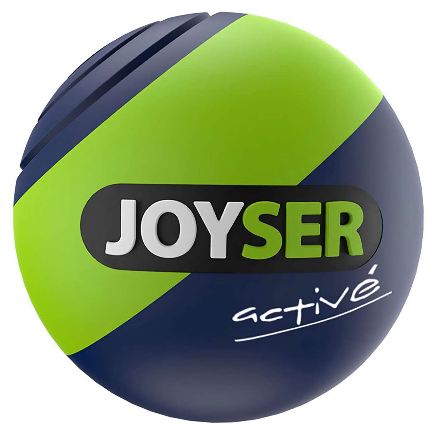 Игрушка для собак Joyser Active Мяч резиновый с пищалкой M Зеленый 7001J - фото 1