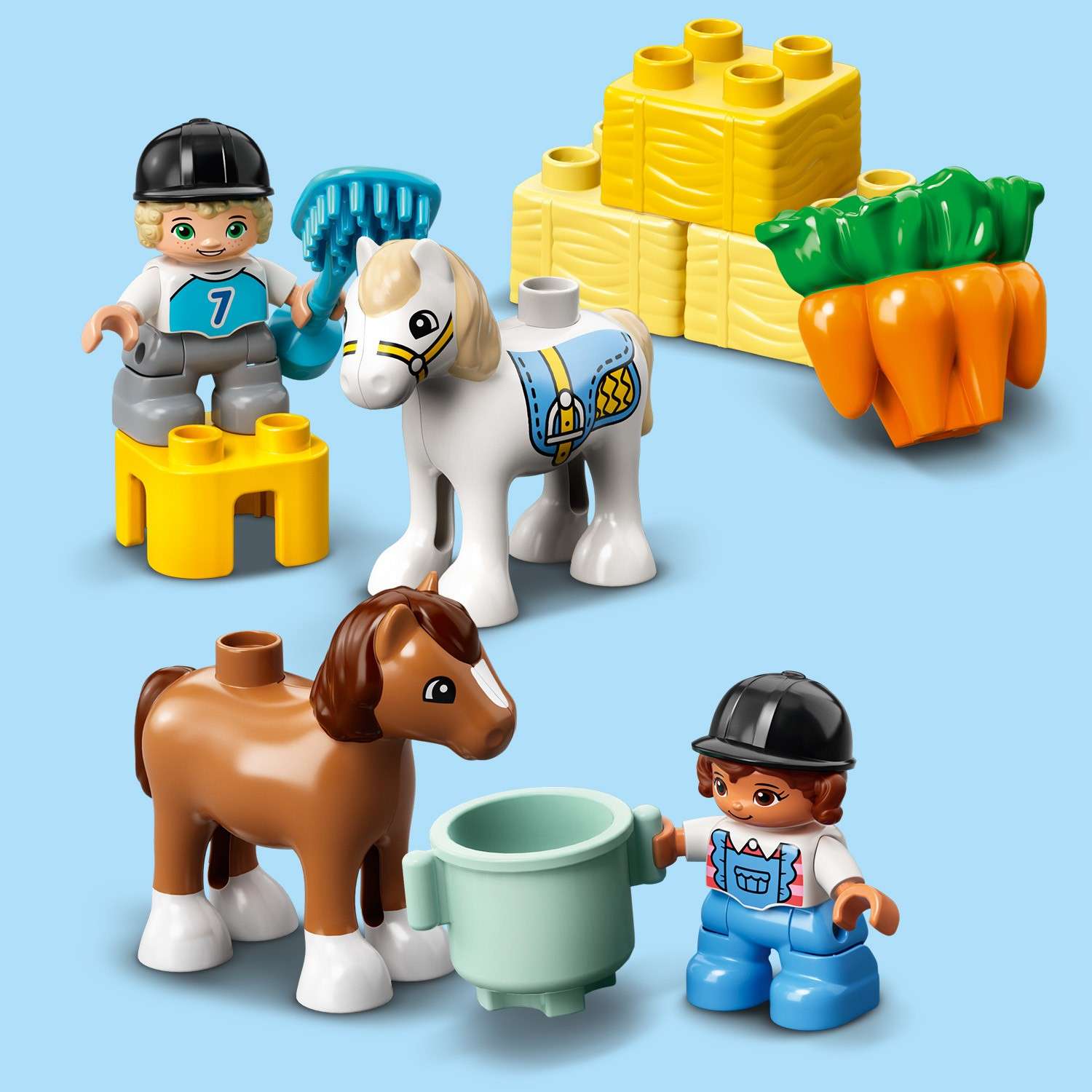 Конструктор LEGO DUPLO Town Конюшня для лошади и пони 10951 - фото 9