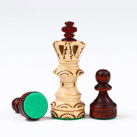 Шахматы Sima-Land «Королевские» 54х54 см король h 12 см пешка h 5 см