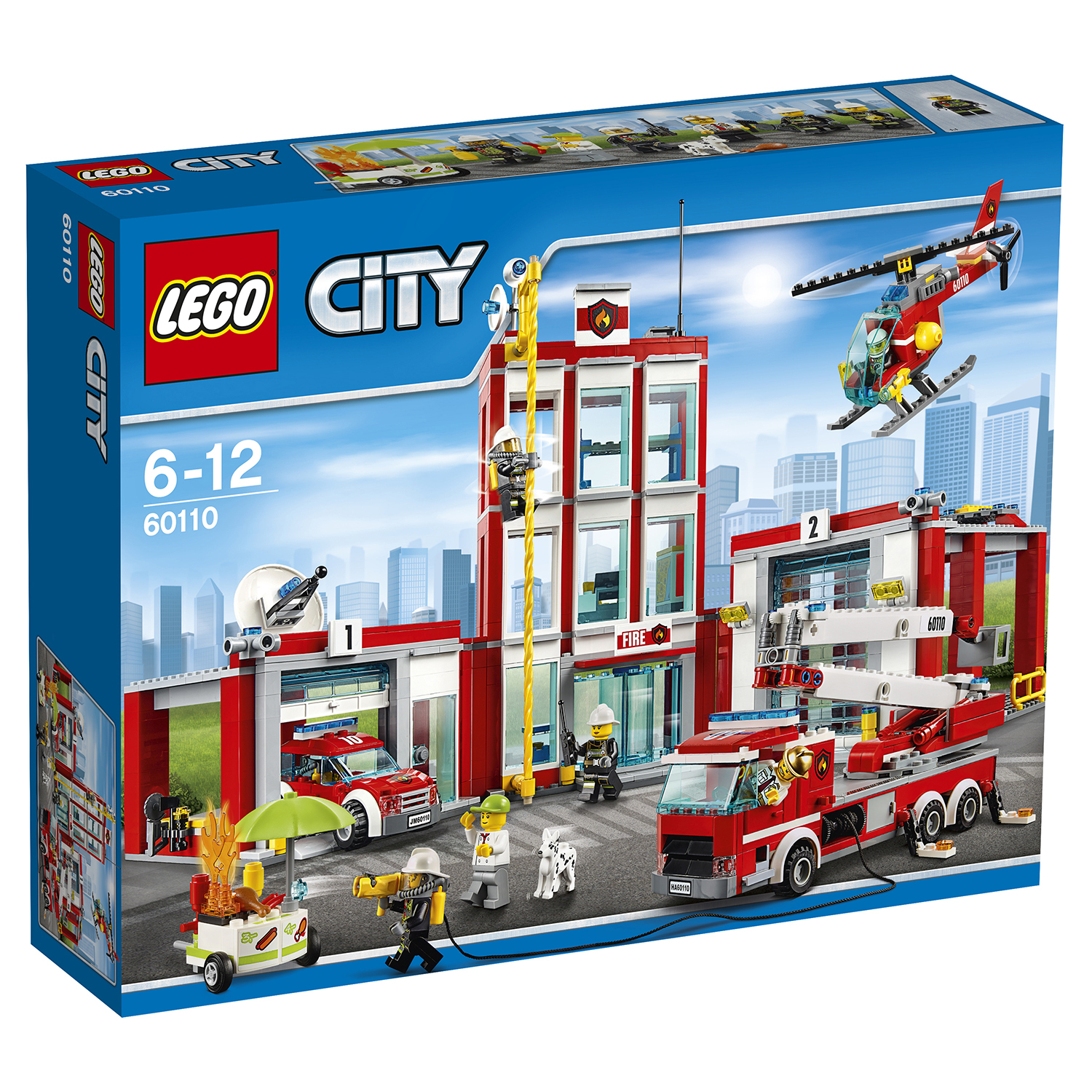 Конструктор LEGO City Fire Пожарная часть (60110) купить по цене 8499 ₽ в  интернет-магазине Детский мир