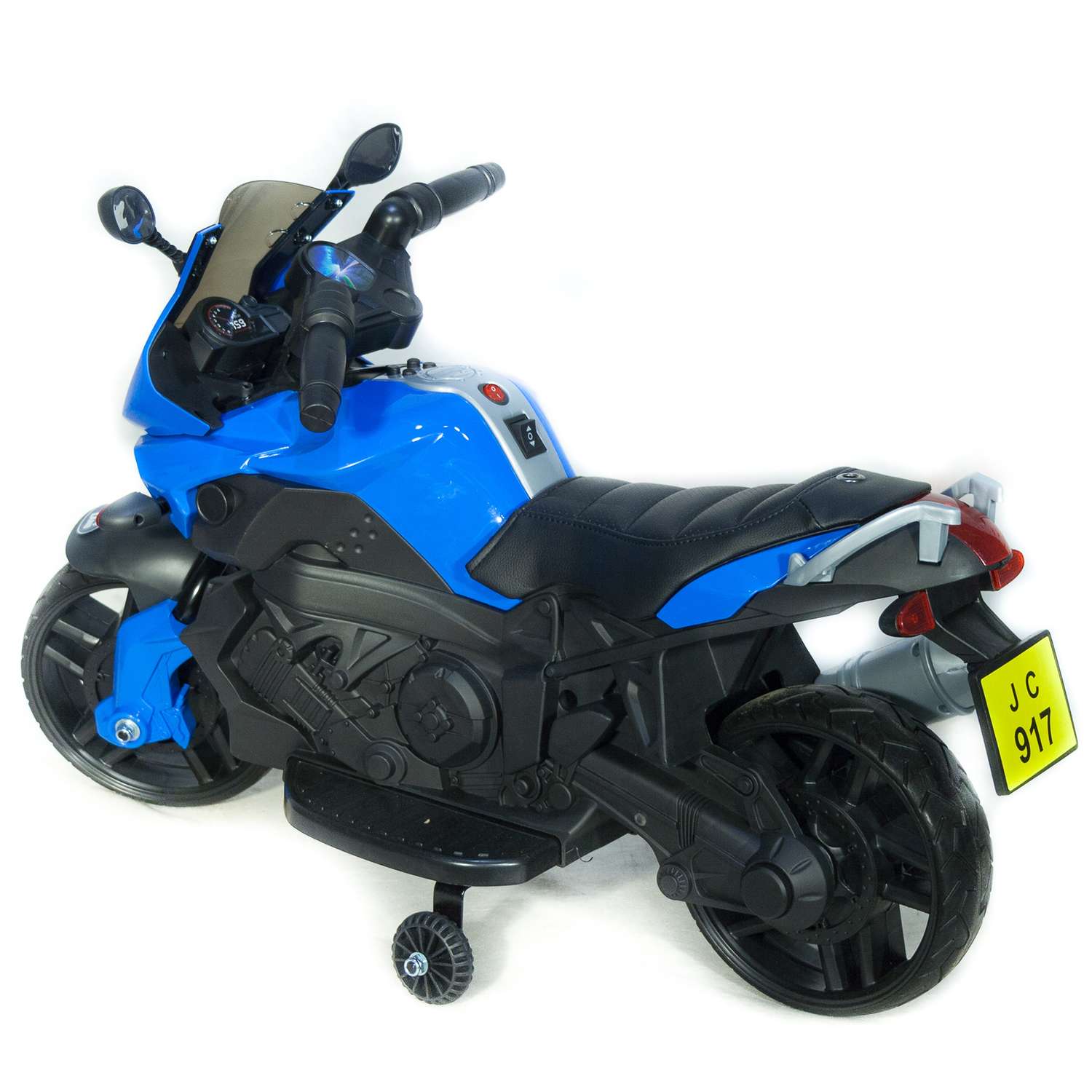 Электромобиль TOYLAND Мотоцикл Minimoto JC917 синий - фото 4