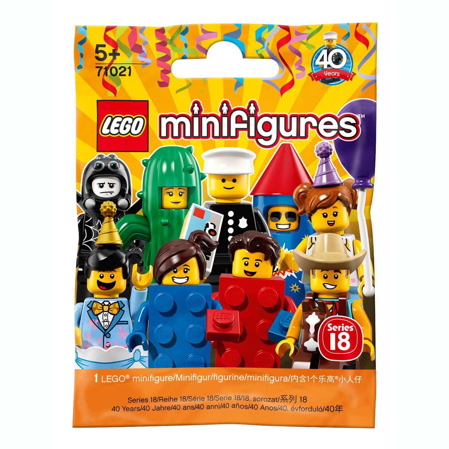 Минифигурки LEGO Юбилейная серия 71021 в непрозрачной упаковке (Сюрприз) - фото 2