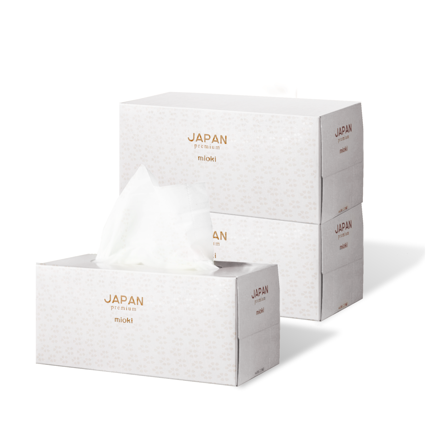 Салфетки бумажные MARABU Premium Белые цветы 220 шт (3 упаковки) - фото 2