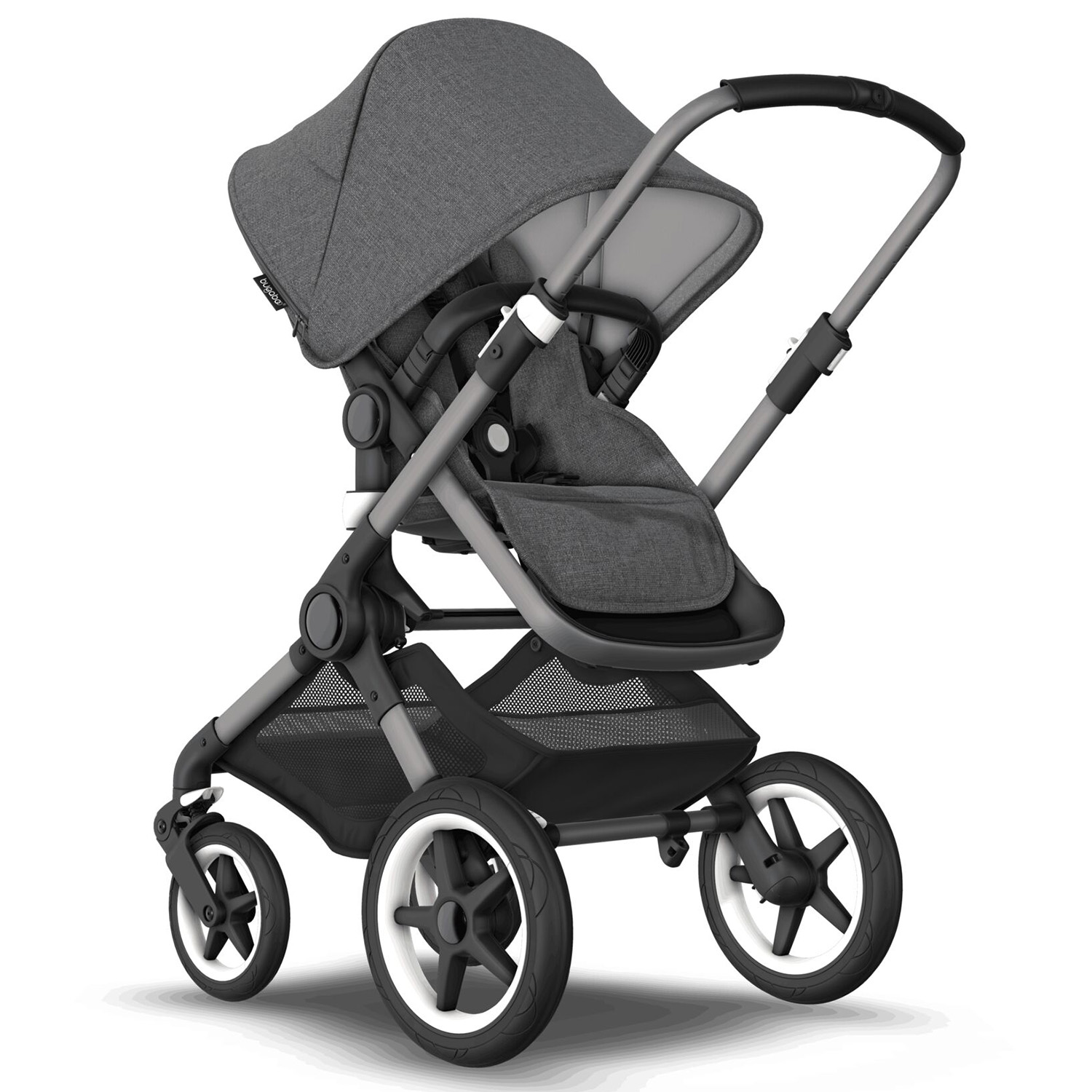 Коляска 2в1 Bugaboo Fox3 Complete Graphite Grey Melange-Grey Melange 2306010001 - фото 10