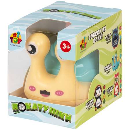 Игрушка инерционная 1TOY Весёлая Улитка желтый