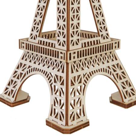 Сборная модель деревянная TADIWOOD Эйфелева башня 40.5 см 41 деталь