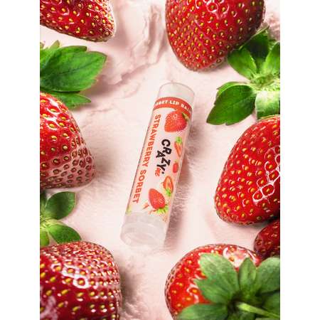 Бальзам для губ CRAZYme Strawberry Sorbet Lip Balm