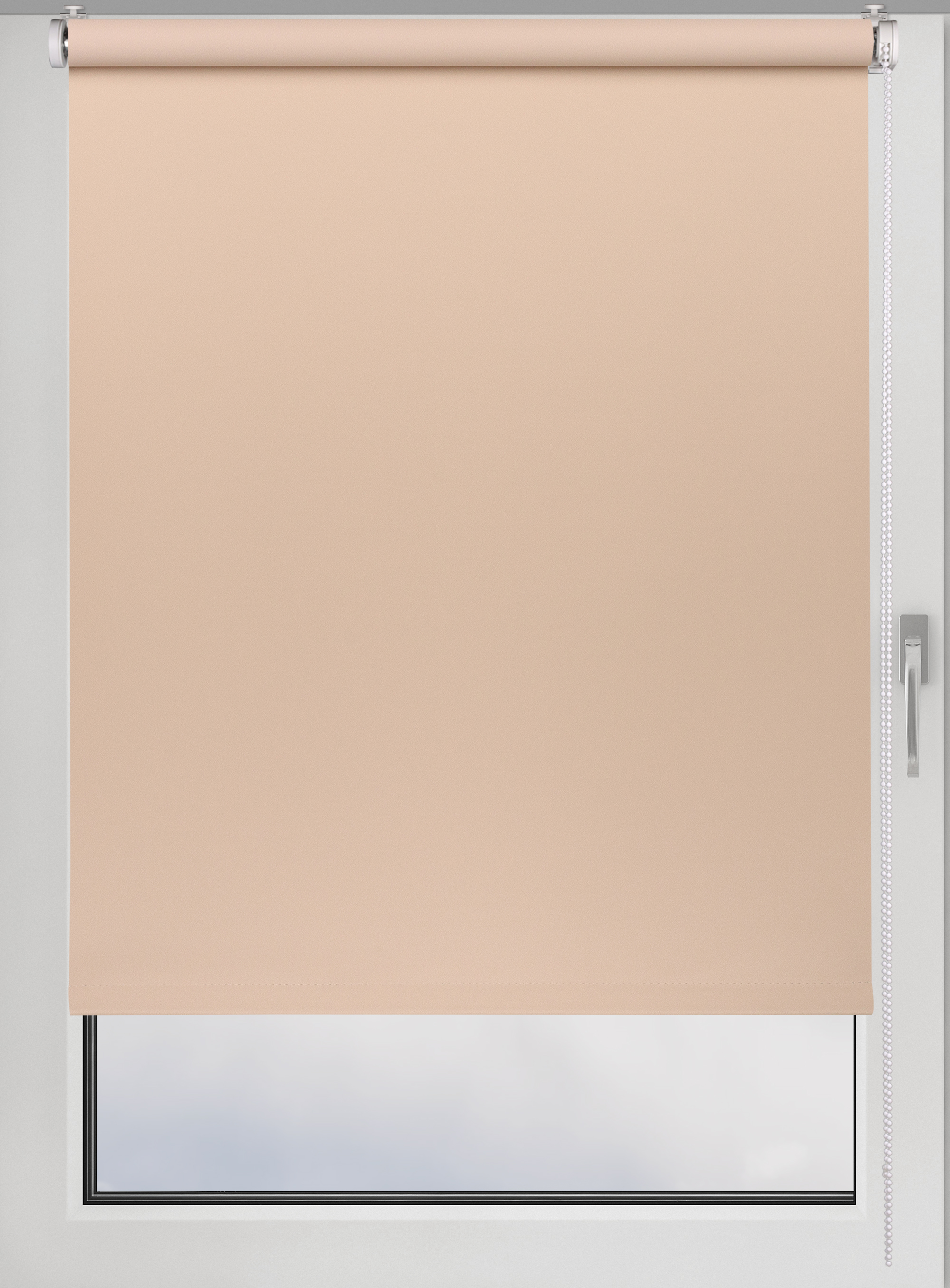 Рулонная штора 80х160см/какао PRAKTO Блэкаут Color - фото 1