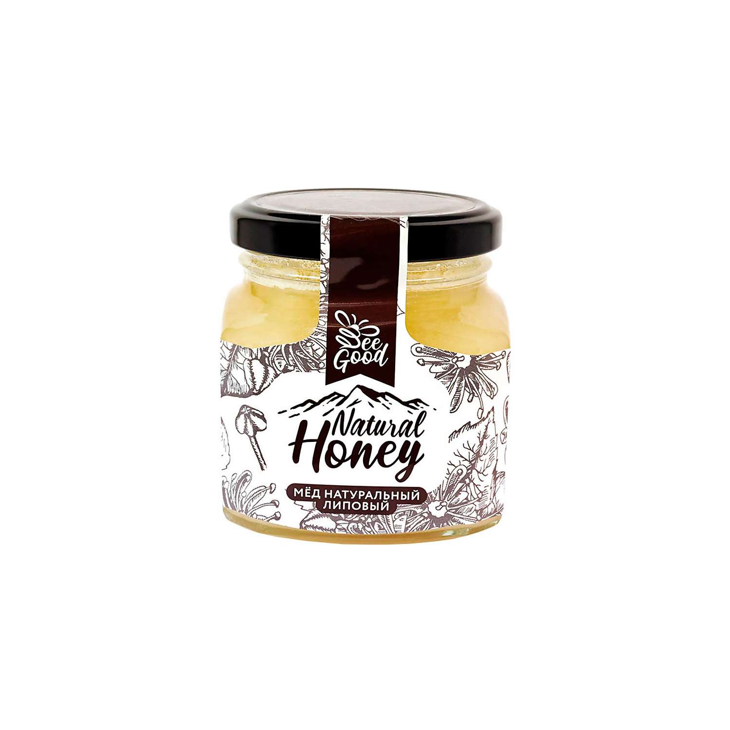 Мед KDV Natural Honey липовый 330 г - фото 1