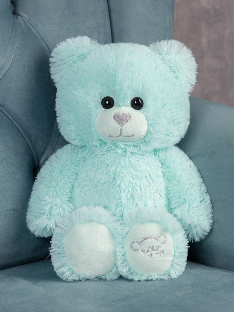 Мягкая игрушка KULT of toys Плюшевый медведь Color Bear 50 см цвет мятный - фото 1