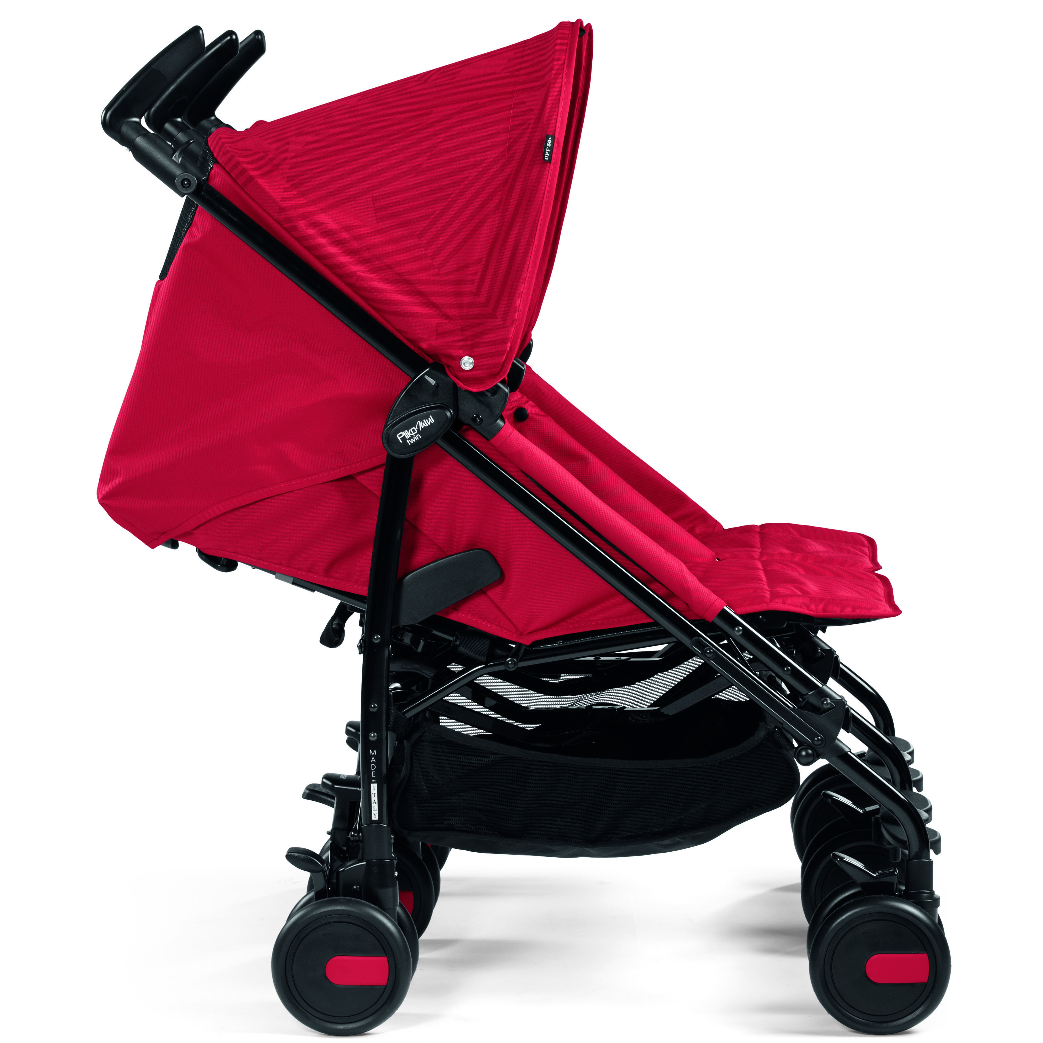 Коляска Peg-Perego Pliko Mini Twin Geo Red - фото 3