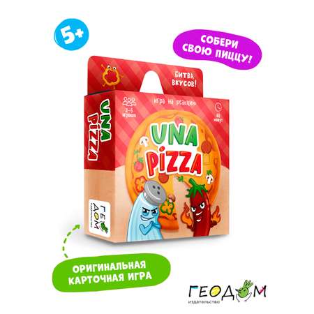 Игра настольная ГЕОДОМ Una pizza 60 карточек