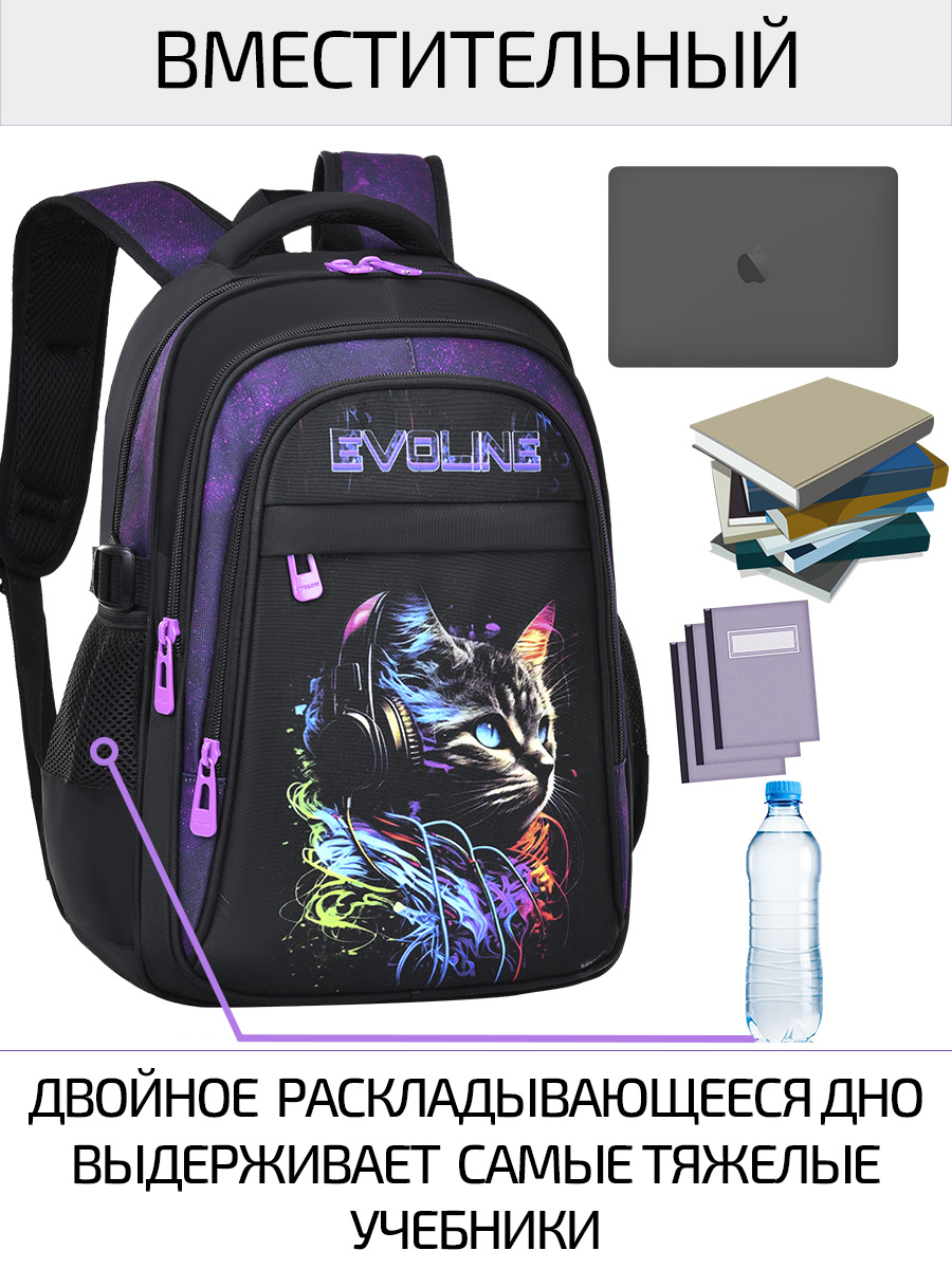 Рюкзак Evoline Кошка - фото 3