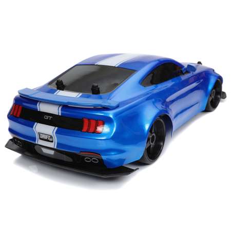 Машина радиоуправляемая Jada Fast and Furious 1:10 Ford Mustang 2018 Синяя 32140 ТоуR89