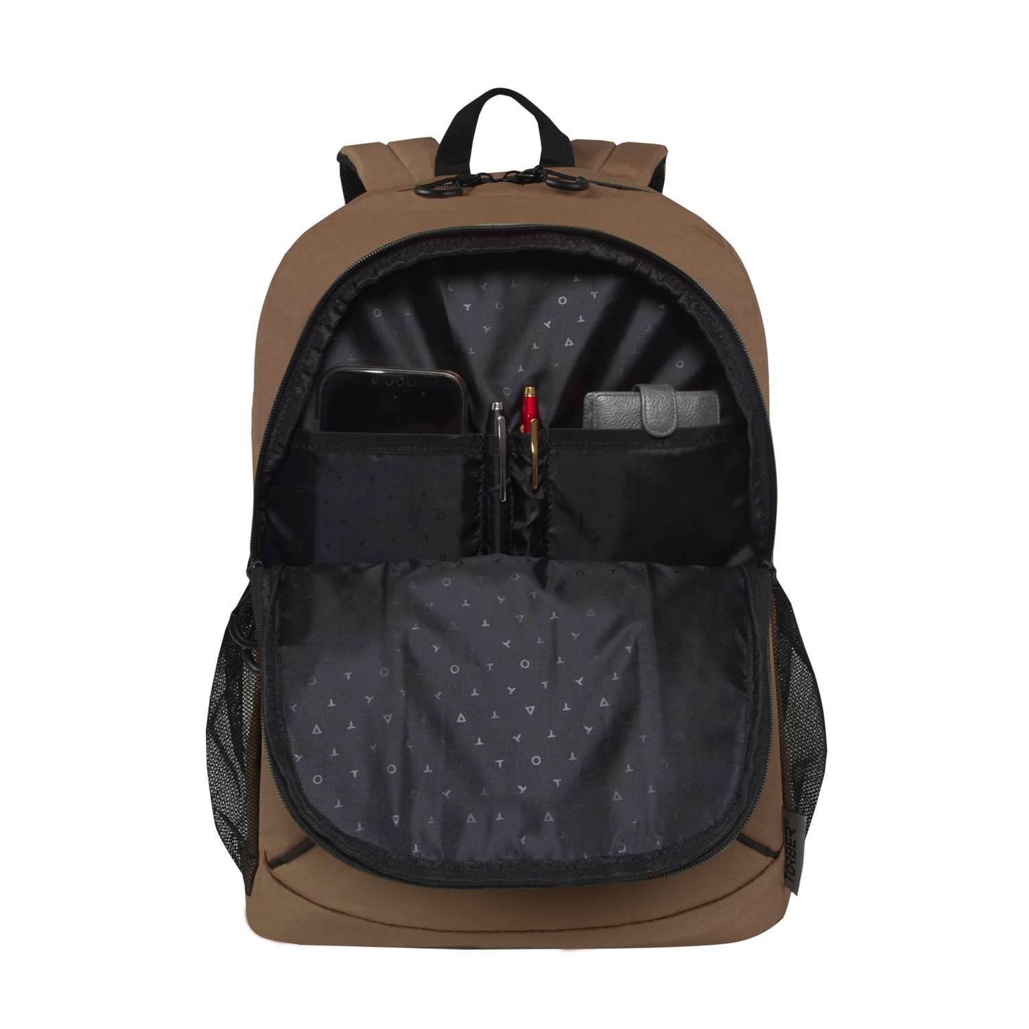 Рюкзак TORBER ROCKIT с отделением для ноутбука 15 коричневый - фото 6