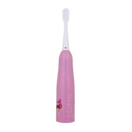 Электрическая зубная щетка Chicco для девочки мягкие щетинки для детей от 3 лет сменная насадка в комплекте