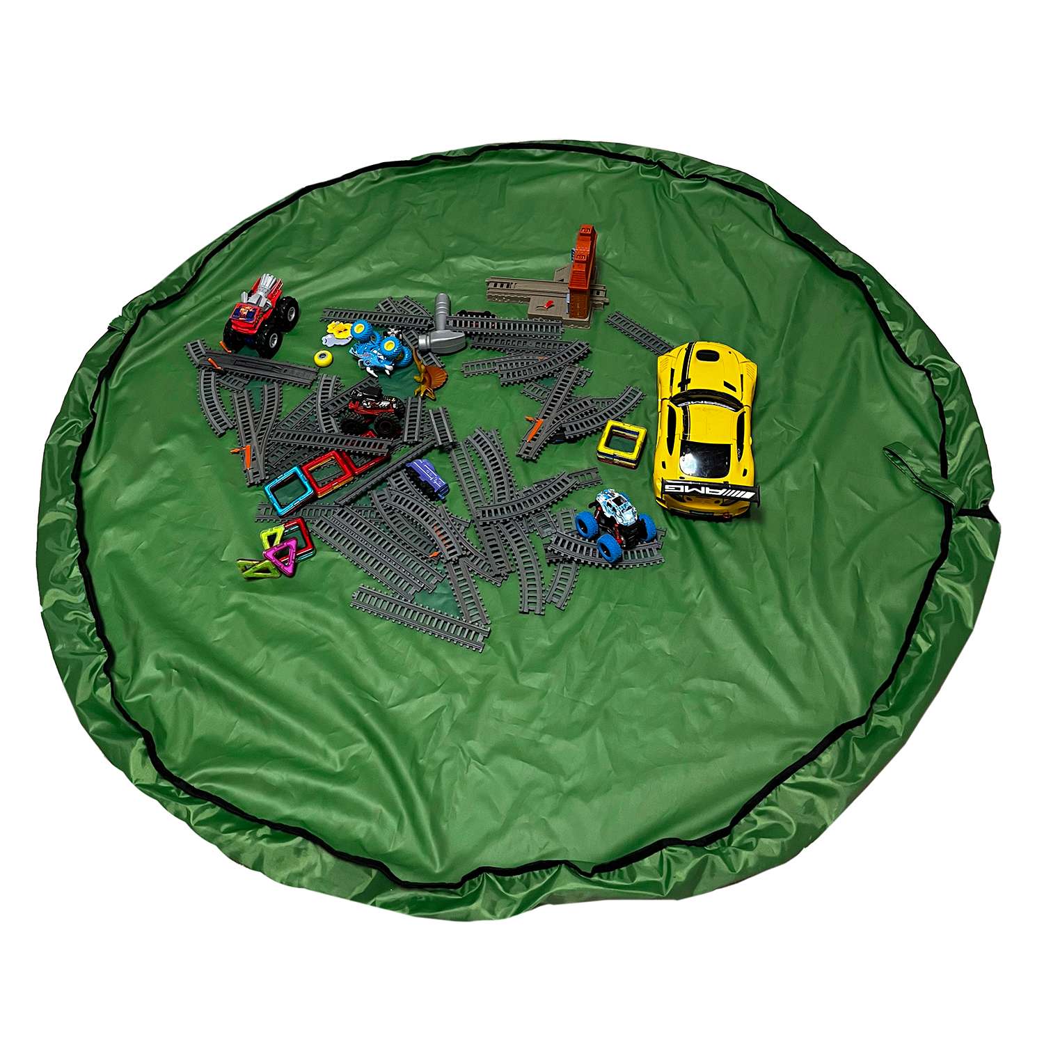 Коврик-мешок Про Сон для игрушек зеленый - фото 4