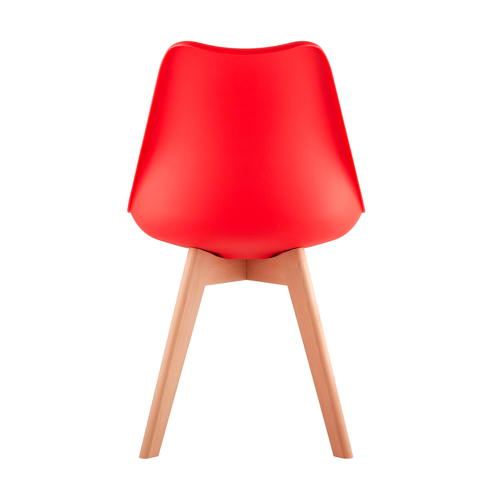 Стул Stool Group Стул FRANKFURT красный деревянные ножки - фото 3