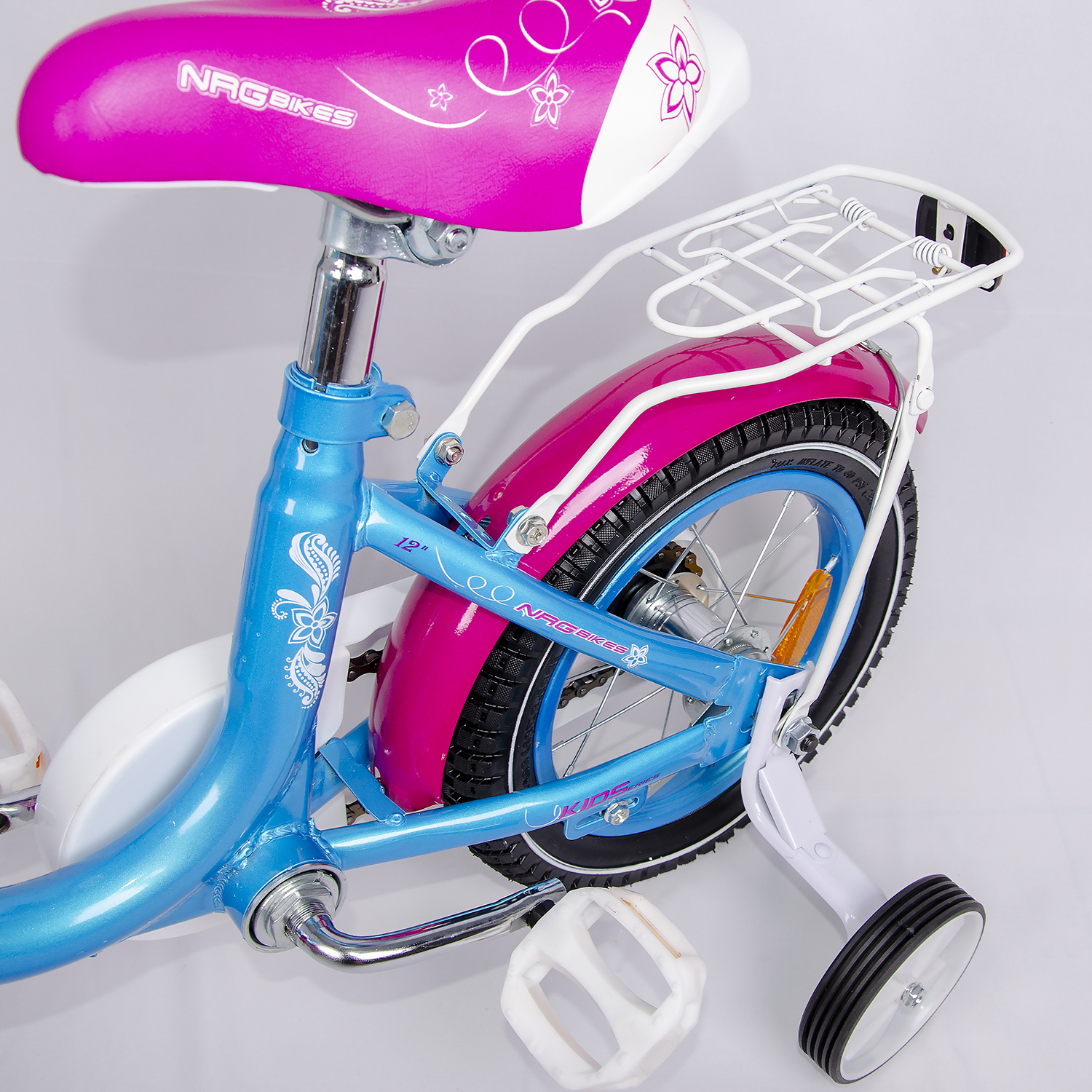 Велосипед NRG BIKES COLIBRI 12 mint-pink - фото 4