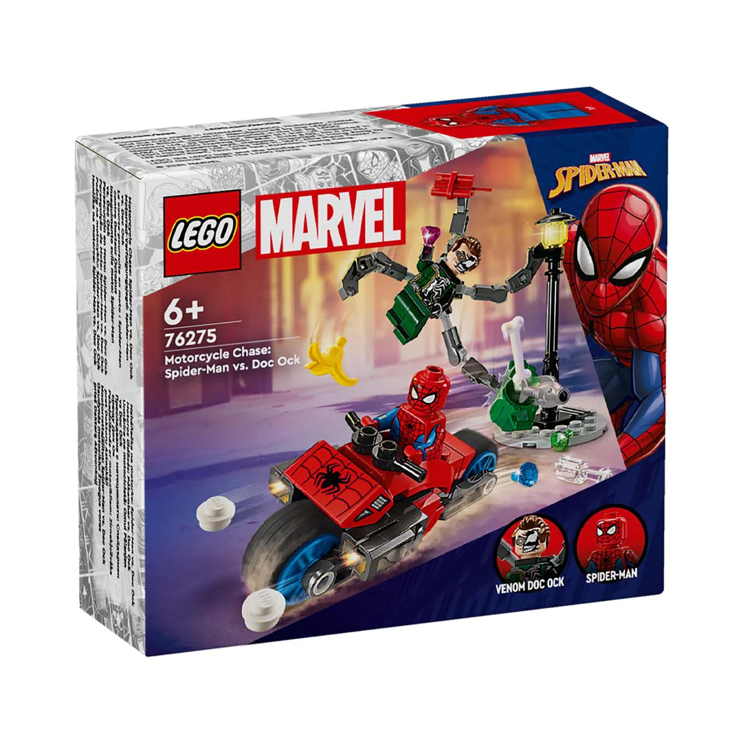 Конструктор детский LEGO Marvel Погоня на мотоцикле: Человек-паук 76275 - фото 12