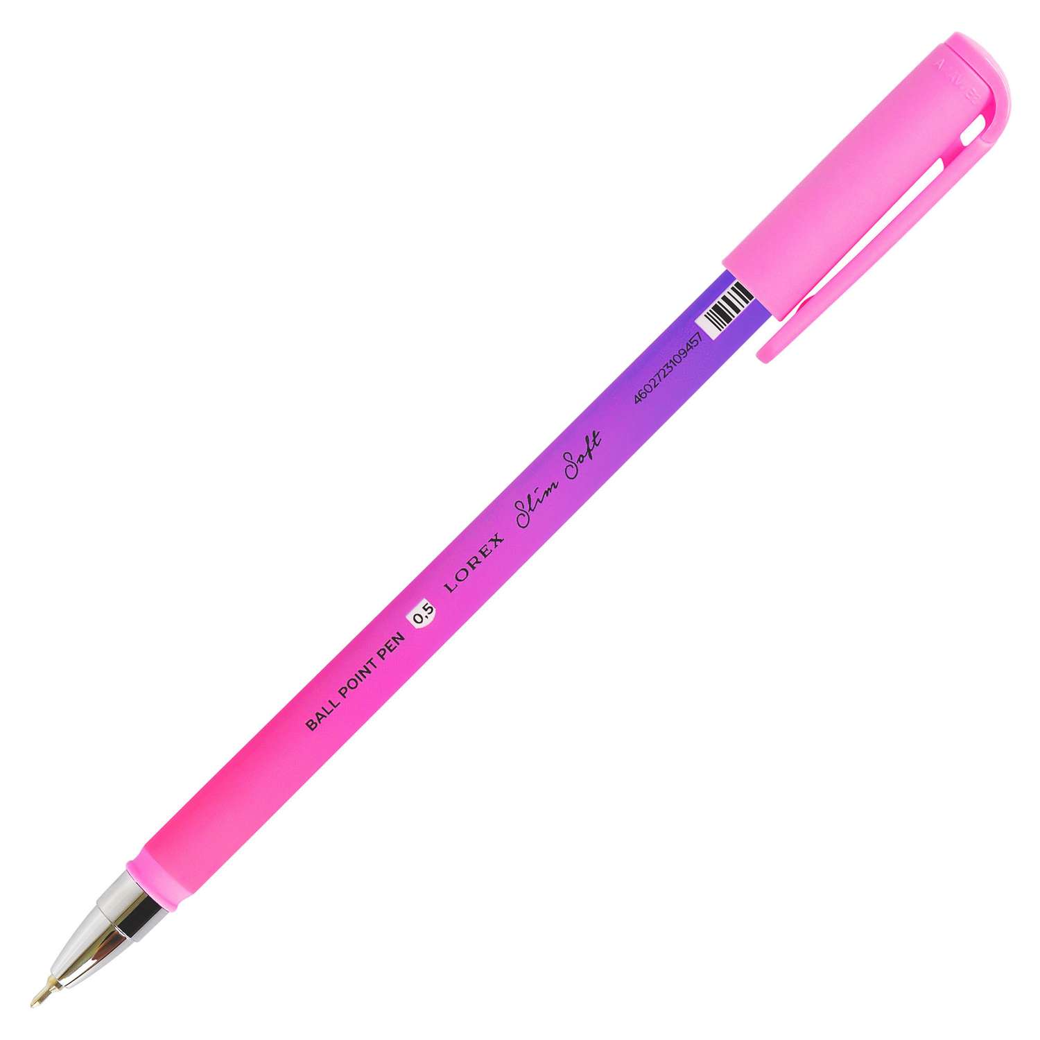 Ручка масляная Lorex Stationery Slim Soft Gradient Sweet Синий LXOPSS-GR2 - фото 3