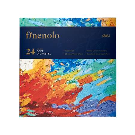 Набор масляной пастели Finenolo 4 цвета в картонной упаковке