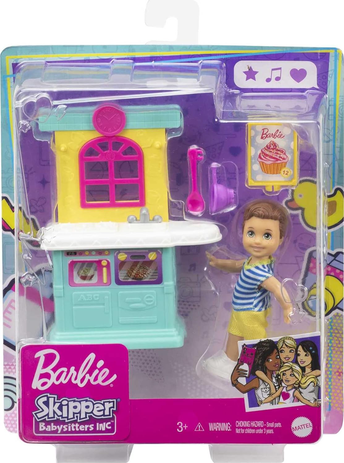 Игровой набор Mattel Игровой набор Barbie Малыш на кухне GRP16 - фото 3