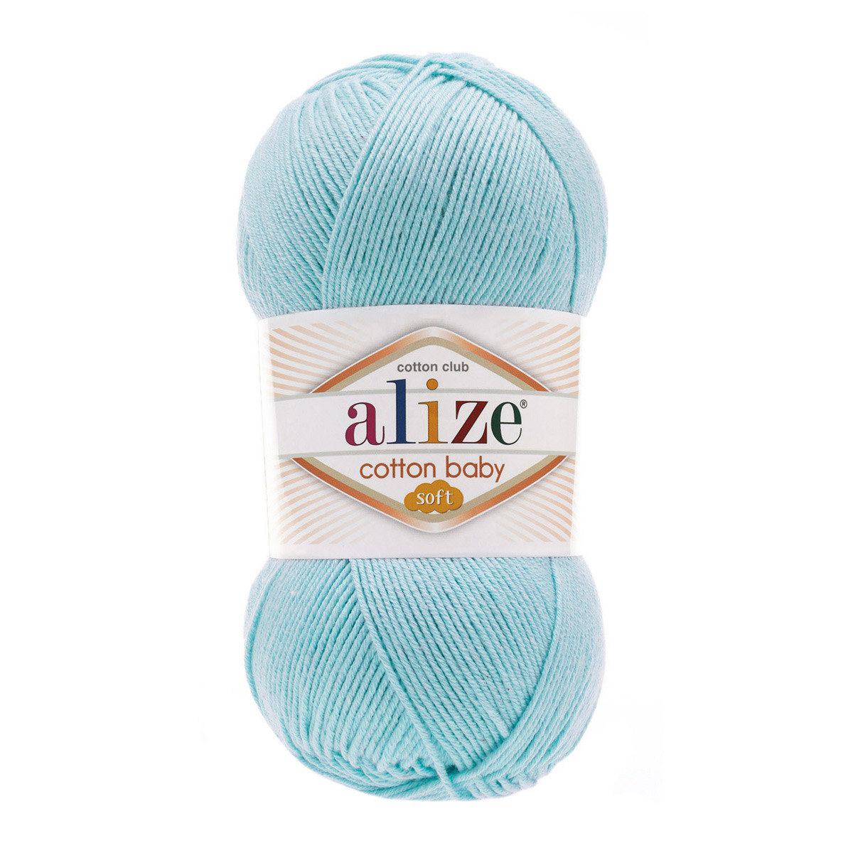 Пряжа для вязания Alize cotton baby soft 100 гр 270 м мягкая плюшевая xлопок aкрил 40 голубой 5 мотков - фото 7