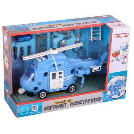 Конструктор Funky Toys Полицейский вертолет FT62101