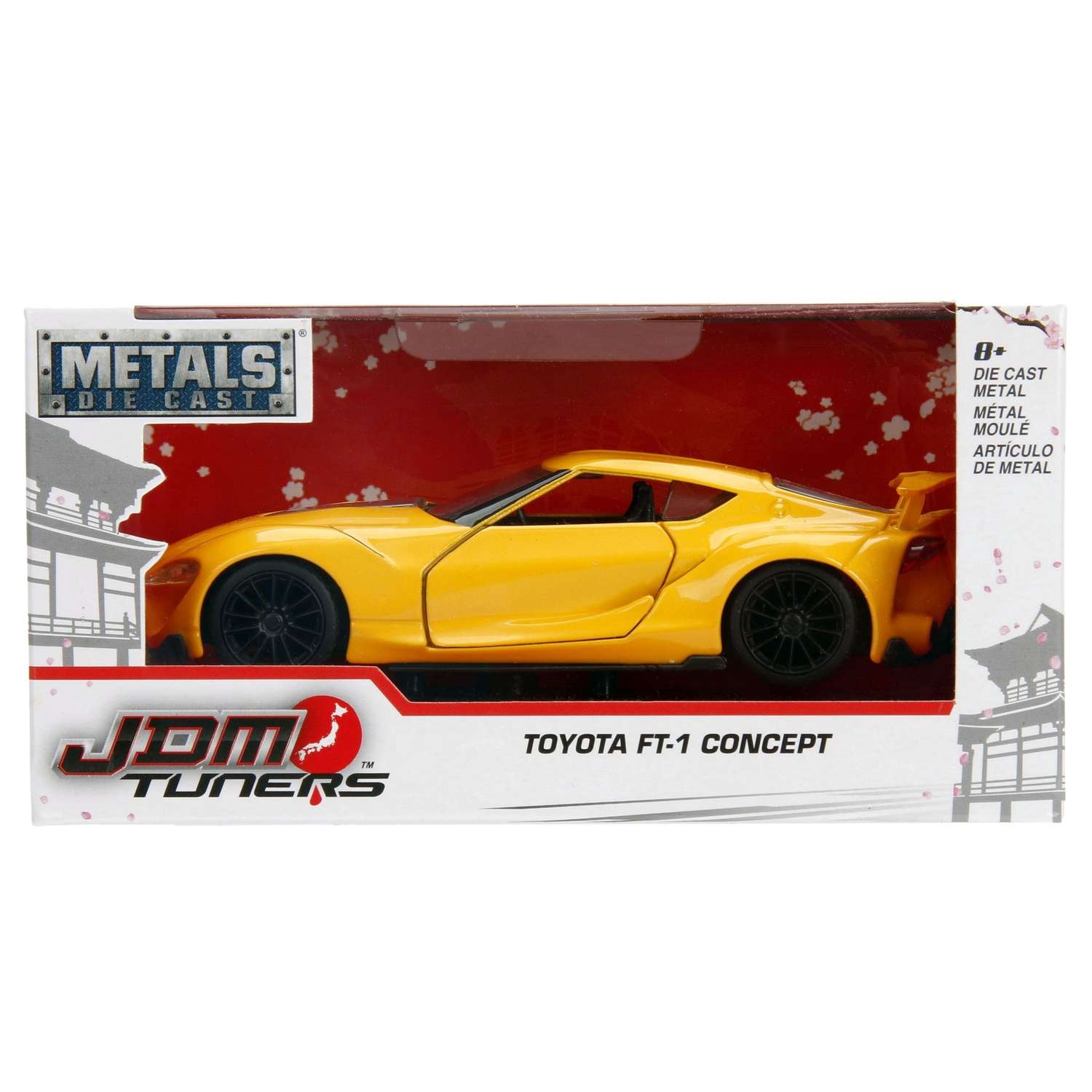 Машинка Jada 1:32 2009 Toyota Ft-1 Concept Желтая 98753 98753 - фото 6