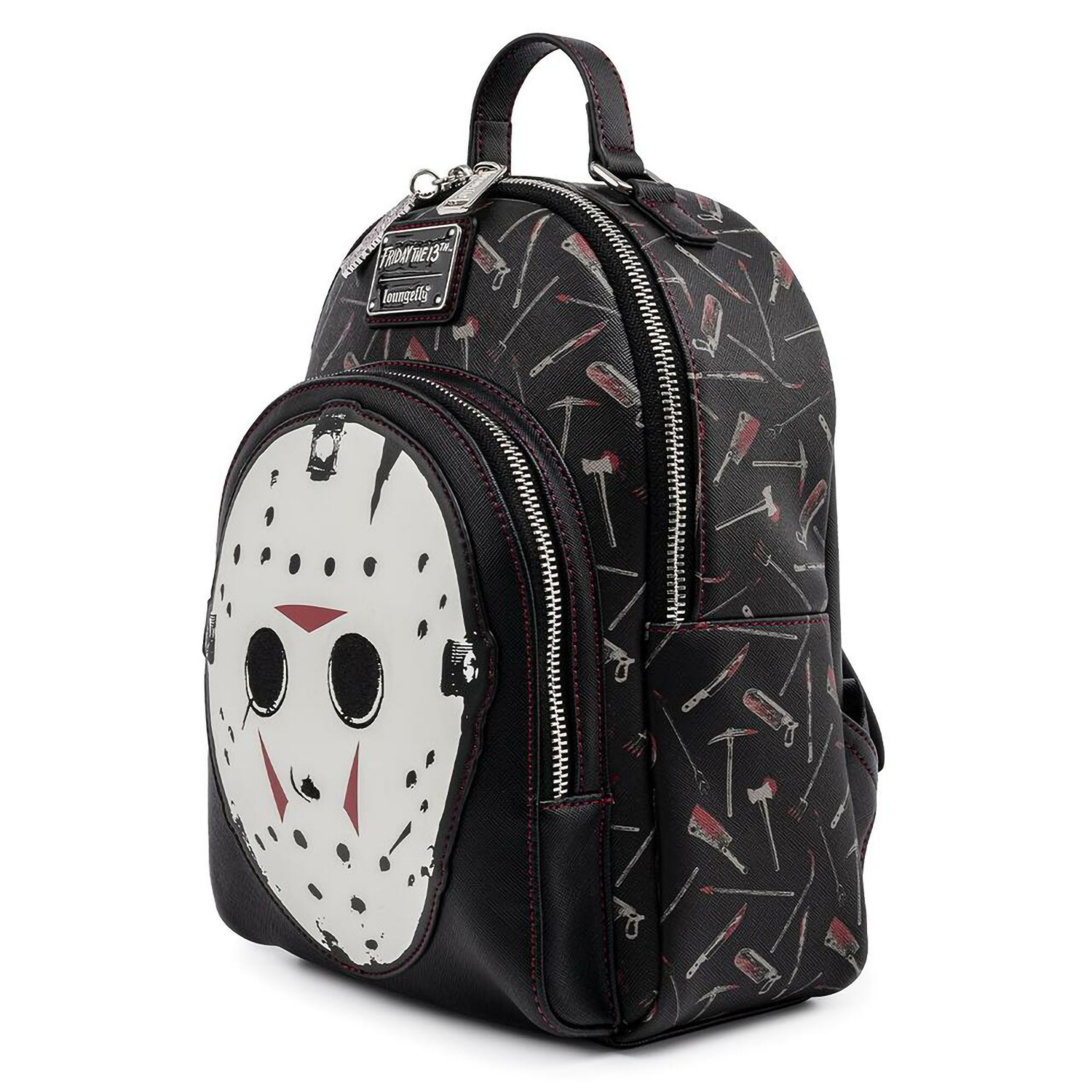 Рюкзак Funko Loungefly Friday The 13th Jason Mask Mini Backpack FRIBK0004 - фото 2