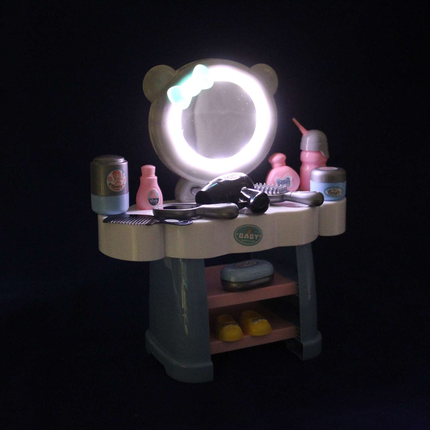 Кукла пупс 35 см Veld Co Туалетный столик с подсветкой батарейки в комплекте 130344 - фото 21