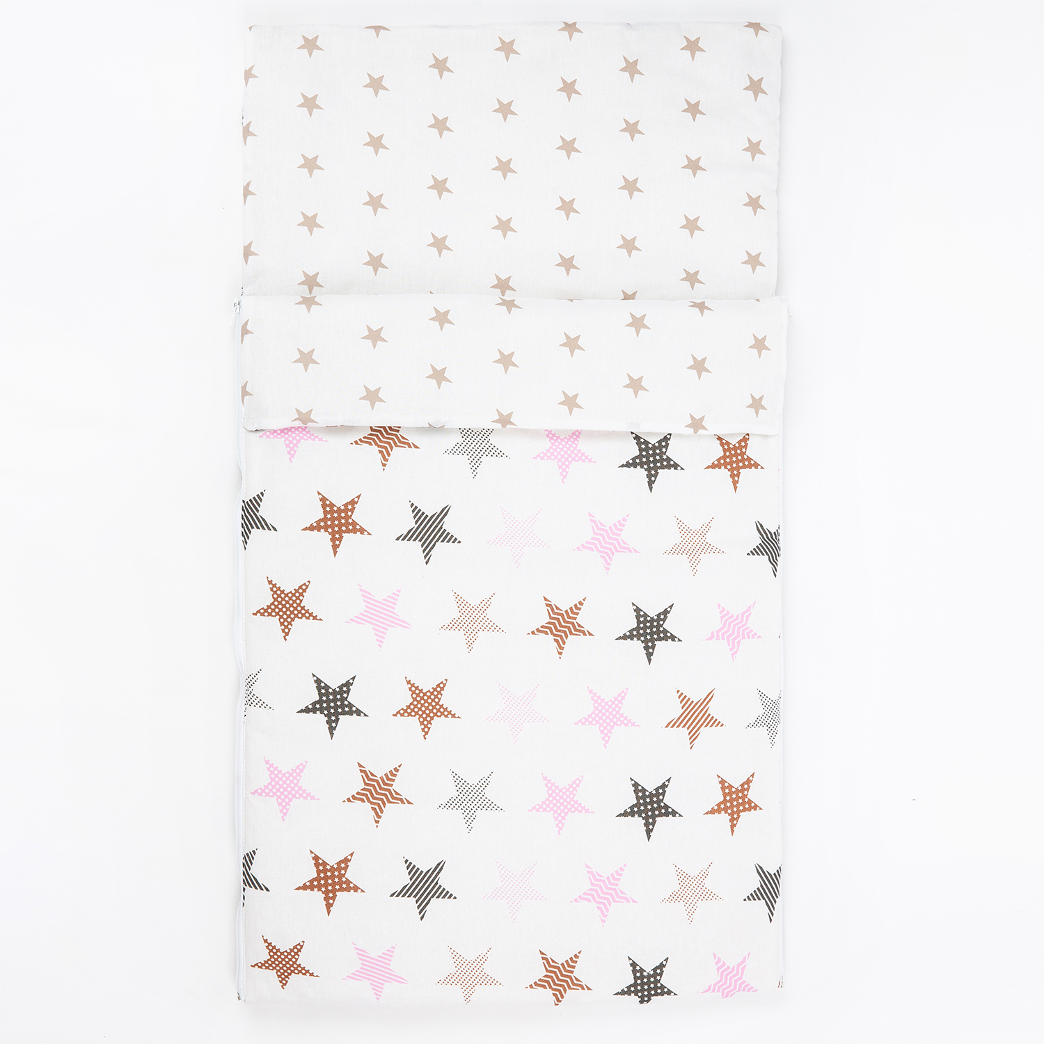 Спальный мешок Чудо-чадо Сплюшик звездочки розовый - фото 4