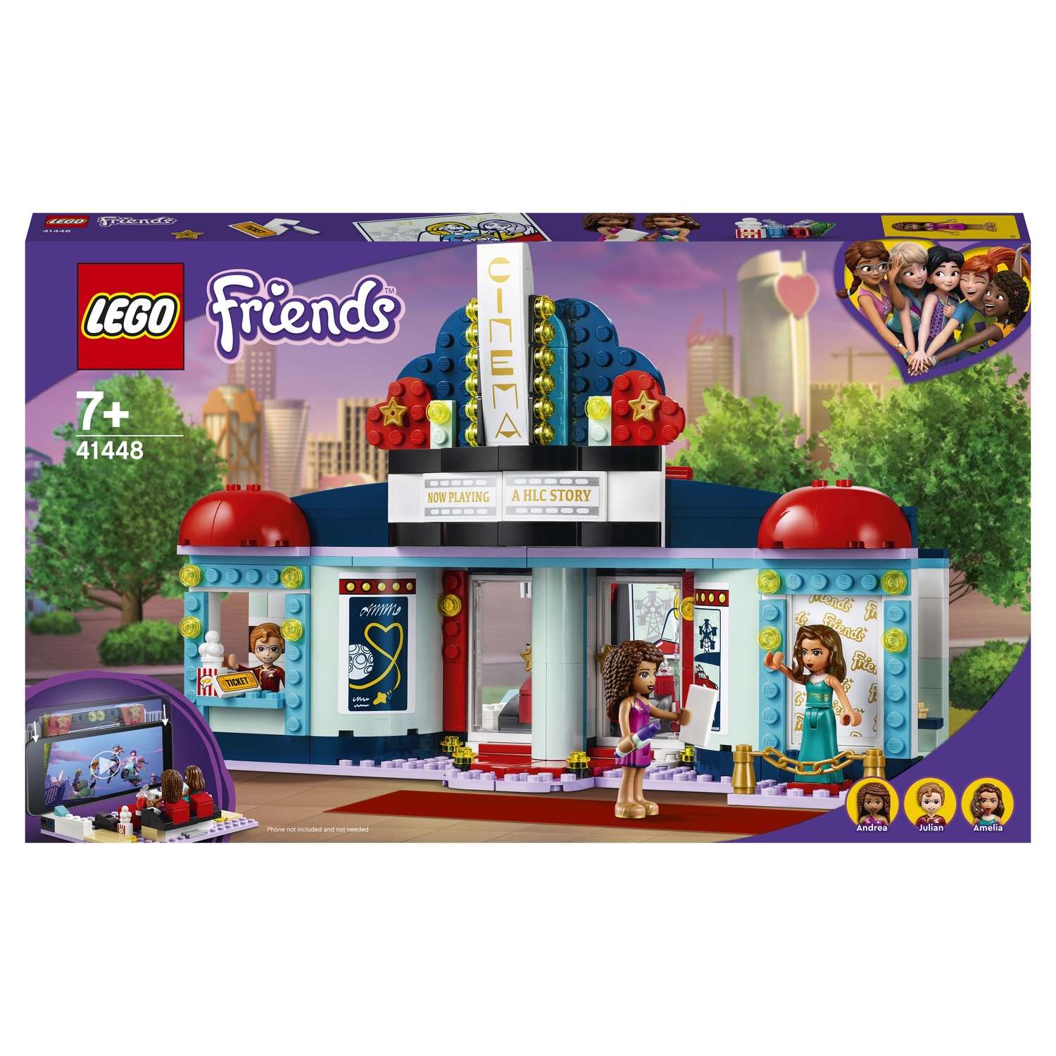 Конструктор LEGO Friends Кинотеатр Хартлейк-Сити 41448 купить по цене 37990  ₸ в интернет-магазине Детский мир